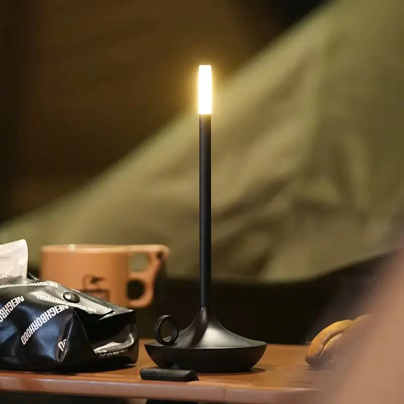 Modern Minimalist LED Vintage Candle Table Lamp