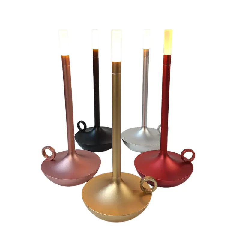 Modern Minimalist LED Vintage Candle Table Lamp