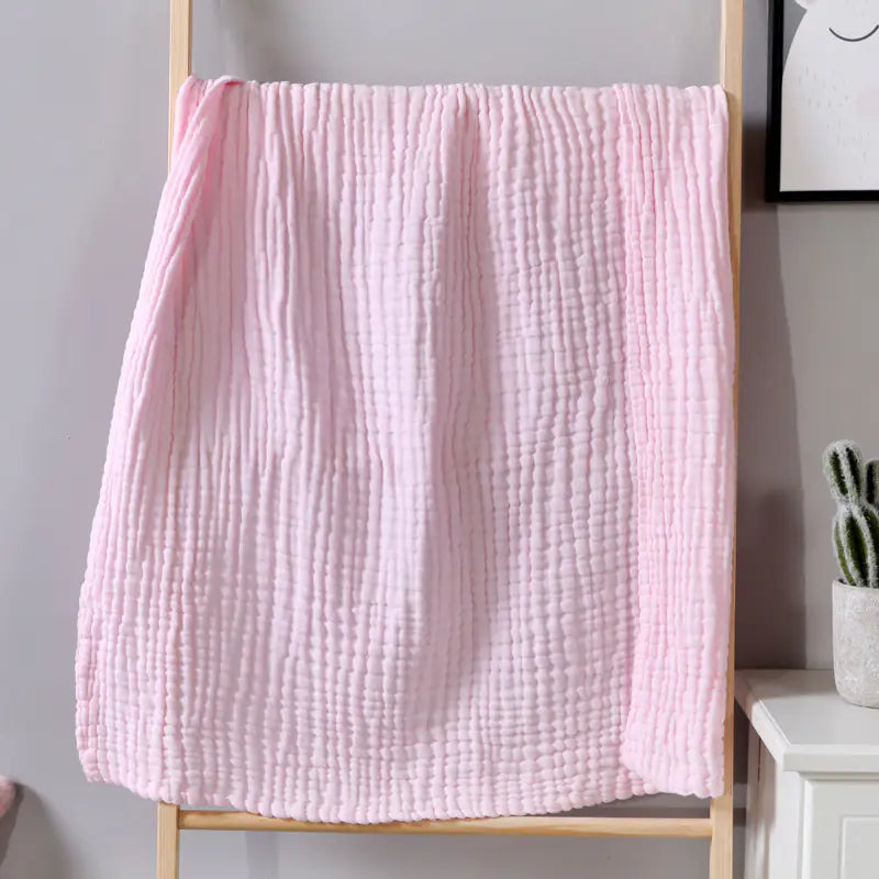 6-Layer Muslin Baby Blanket and Soft Bath Towel 105x105