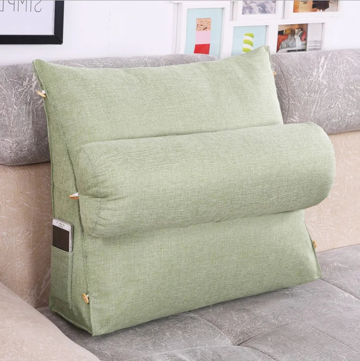 Triangle Bedside Cushion for Comfort and Support