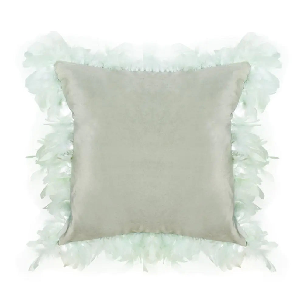 Velvet Feather Pillowcase for Home Use