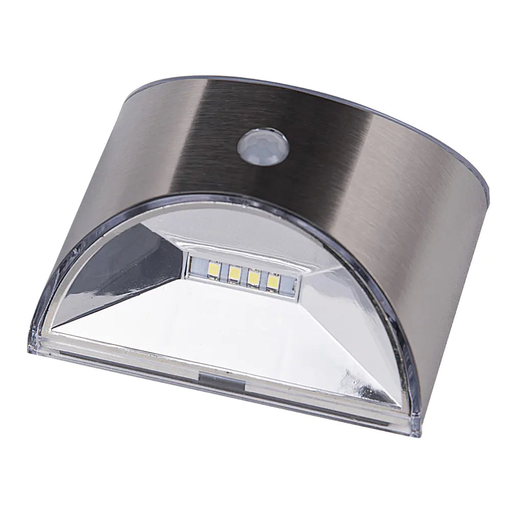 Stainless Steel Infrared Sensor Solar LED Wall Light