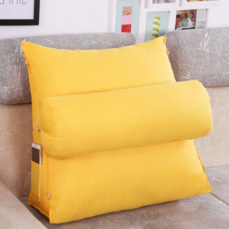 Triangle Bedside Cushion for Comfort and Support