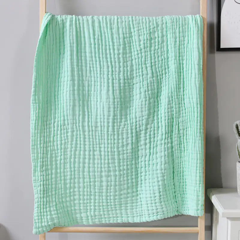 6-Layer Muslin Baby Blanket and Soft Bath Towel 105x105