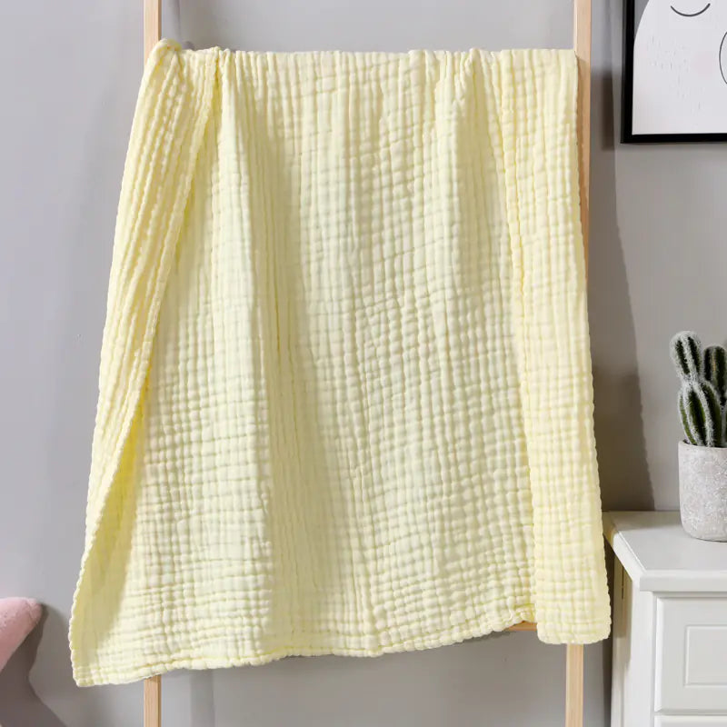 6-Layer Muslin Baby Blanket and Soft Bath Towel 105x105