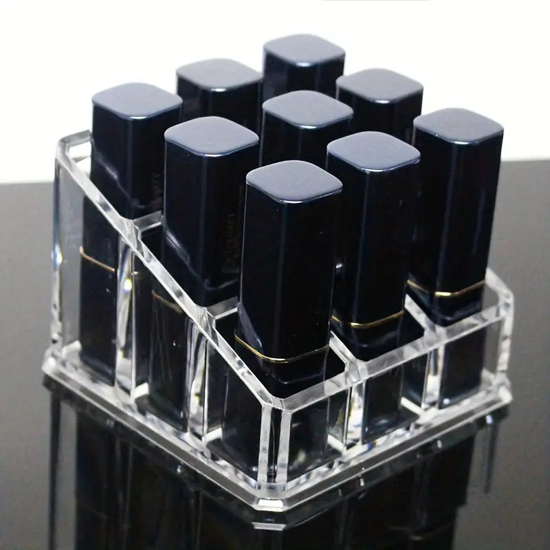 Clear Nail Polish and Lipstick Organizer Display Case
