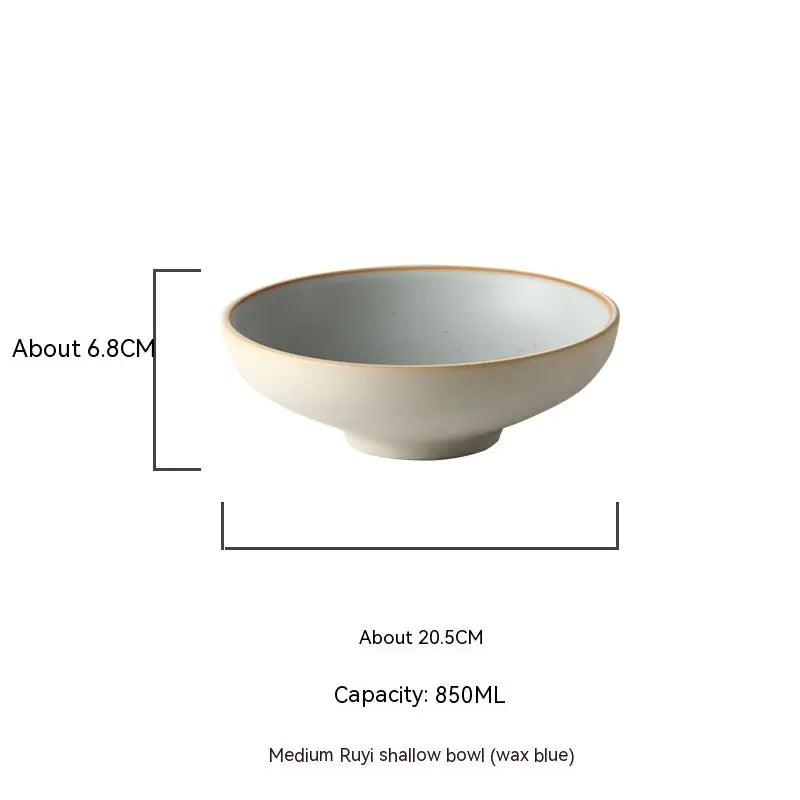 Ceramic Ramen Bowl Set for Restaurant Tableware