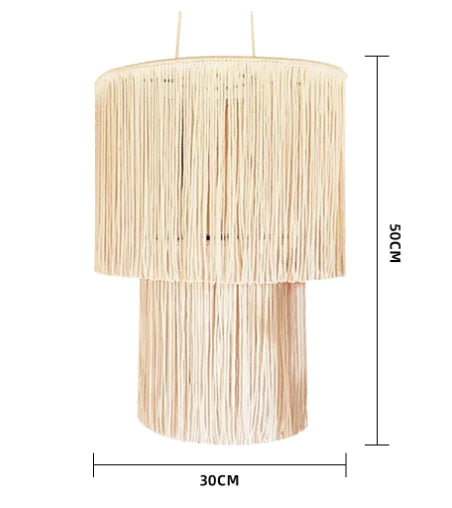 Macrame Hanging Lamp - Nordic Home Decor (One Piece)