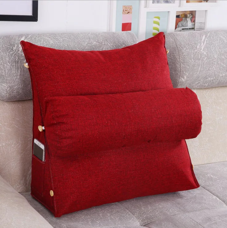 Triangle Bedside Cushion for Comfort and Support