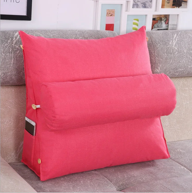 Triangle Bedside Cushion for Comfort and Support