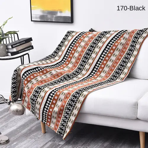 Thick Chenille Fabric DIY Tablecloth for Bohemian Sofa