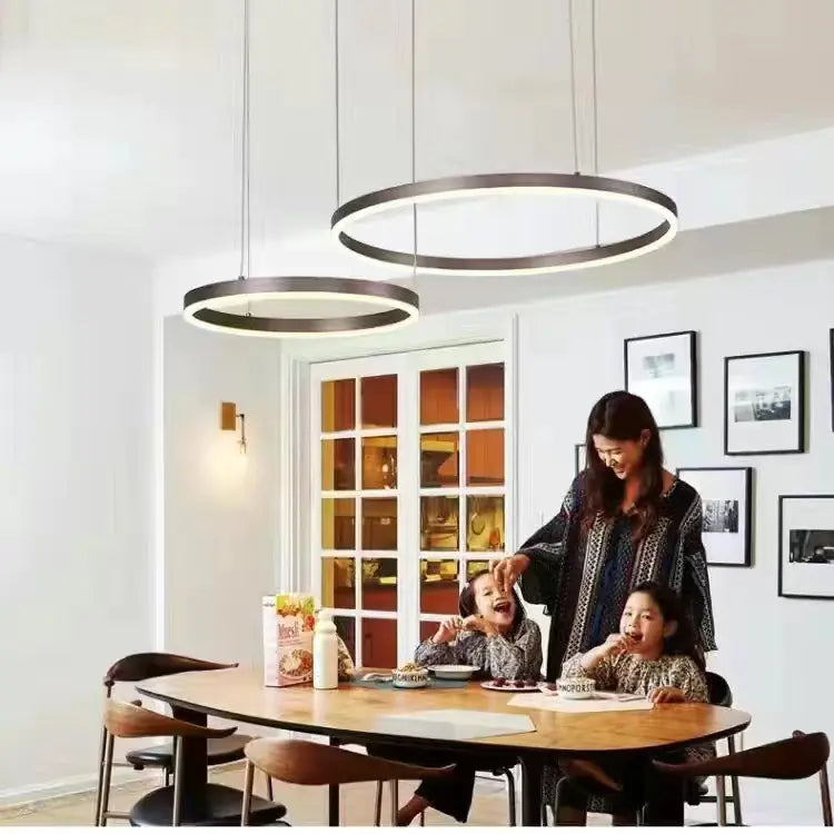 Modern Minimalist Chandelier - Creative Round Light