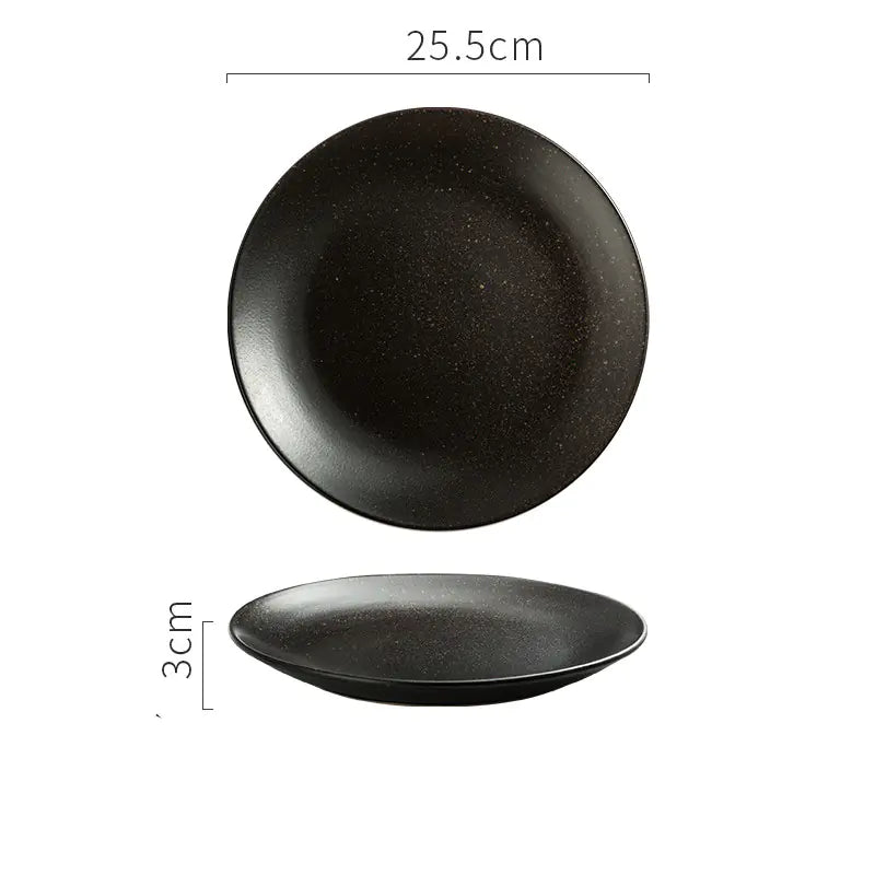 Japanese Ceramic Creative Steak Plate for Household Use