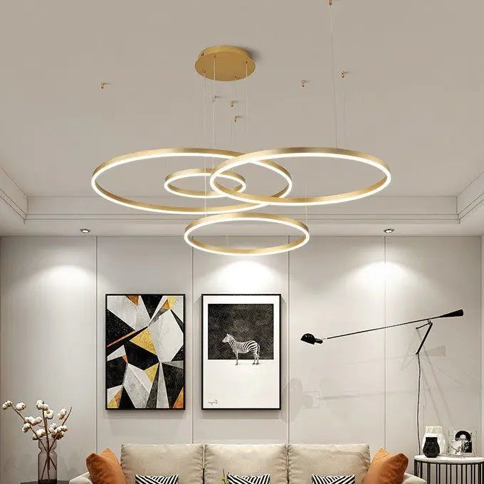 Modern Minimalist Chandelier - Creative Round Light