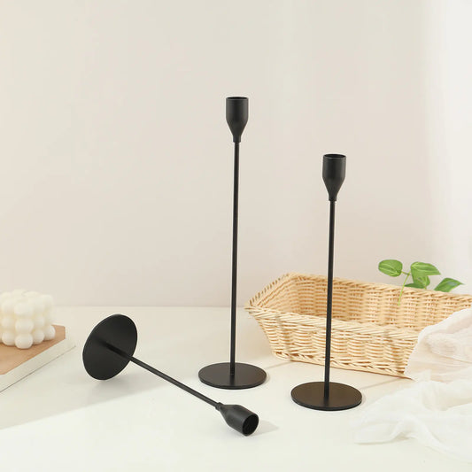 Nordic Vintage Candle Holder for Elegant Dining Decor
