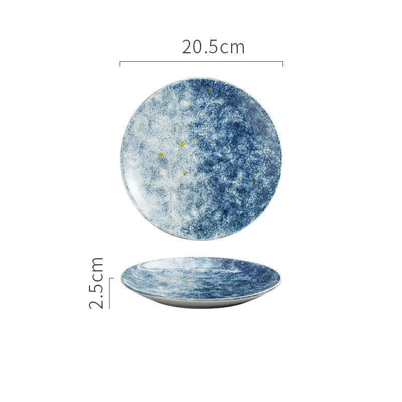 Japanese Ceramic Creative Steak Plate for Household Use
