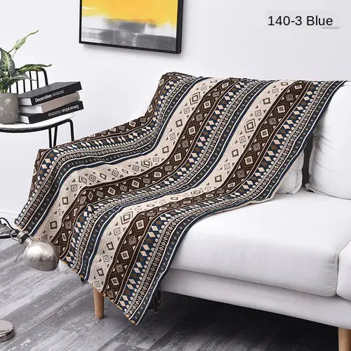 Thick Chenille Fabric DIY Tablecloth for Bohemian Sofa