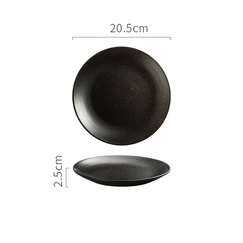 Japanese Ceramic Creative Steak Plate for Household Use