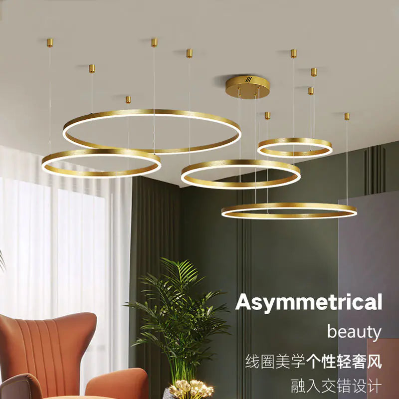 Modern Minimalist Chandelier - Creative Round Light