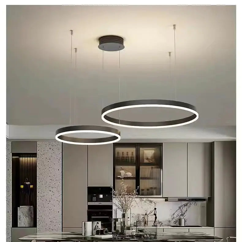 Modern Minimalist Chandelier - Creative Round Light