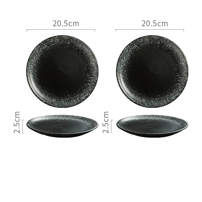Japanese Ceramic Creative Steak Plate for Household Use