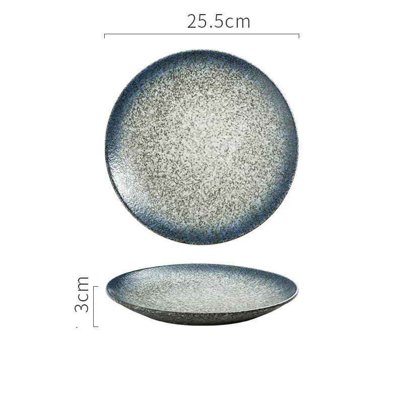 Japanese Ceramic Creative Steak Plate for Household Use