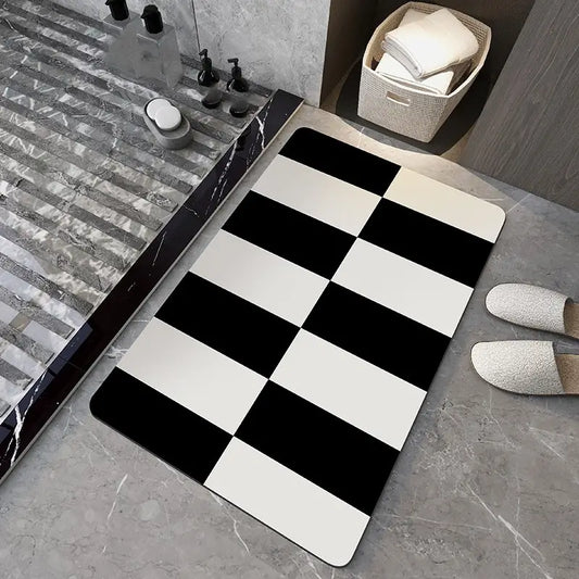 Diatom Mud Absorbent Non-Slip Bathroom Floor Mat