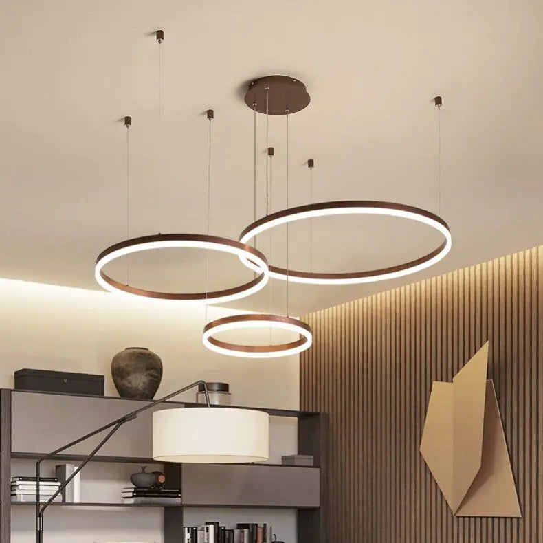 Modern Minimalist Chandelier - Creative Round Light