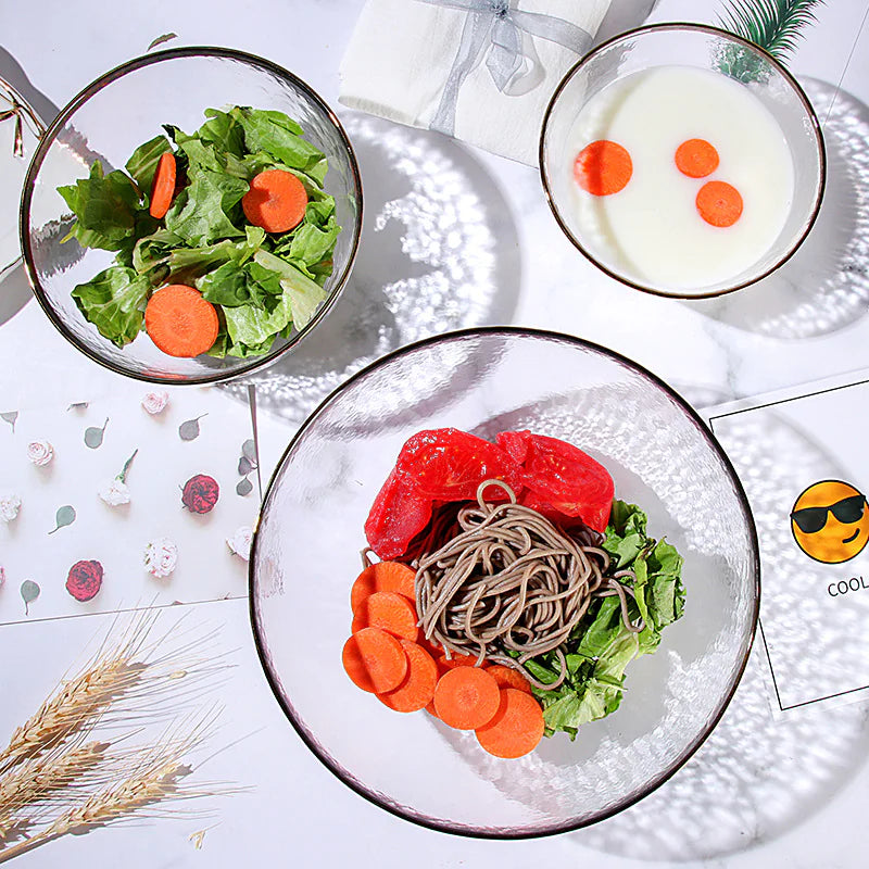 Phnom Penh Glass Plates for Steak and Western Food