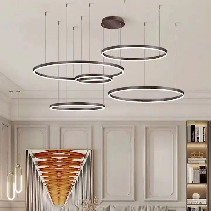 Modern Minimalist Chandelier - Creative Round Light