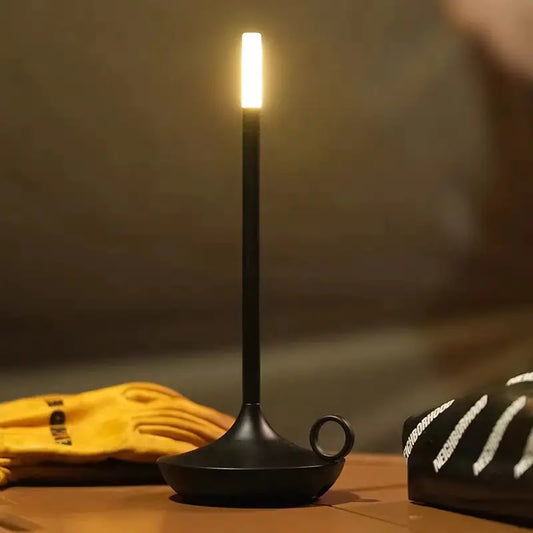 Modern Minimalist LED Vintage Candle Table Lamp