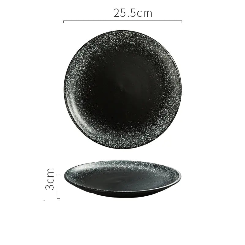 Japanese Ceramic Creative Steak Plate for Household Use