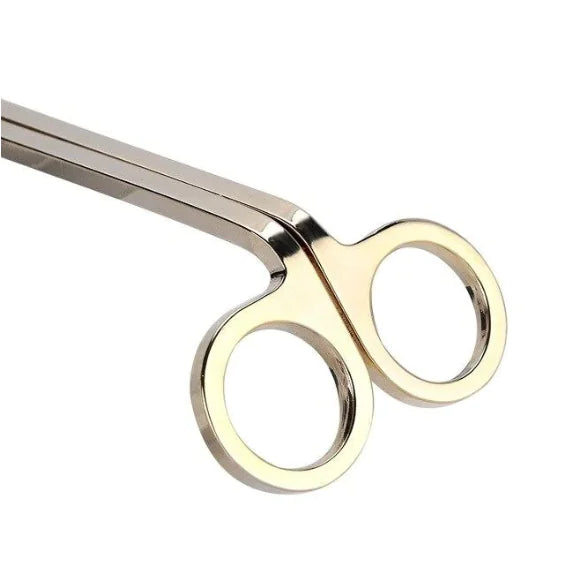 Gold Stainless Steel Candle Snuffer and Wick Trimmer