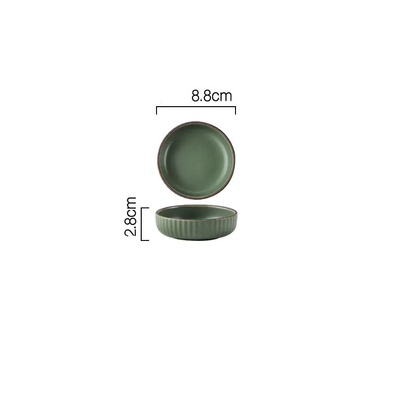 Wind Simple Bowl and Plate Set for Tableware
