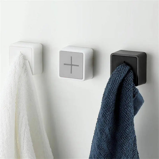 Self-Adhesive Wall Mounted Towel Hook Organizer