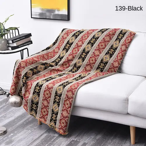 Thick Chenille Fabric DIY Tablecloth for Bohemian Sofa