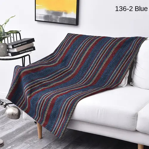 Thick Chenille Fabric DIY Tablecloth for Bohemian Sofa
