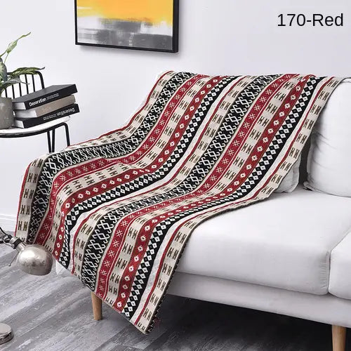 Thick Chenille Fabric DIY Tablecloth for Bohemian Sofa