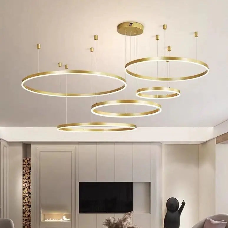 Modern Minimalist Chandelier - Creative Round Light