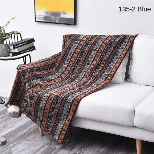 Thick Chenille Fabric DIY Tablecloth for Bohemian Sofa