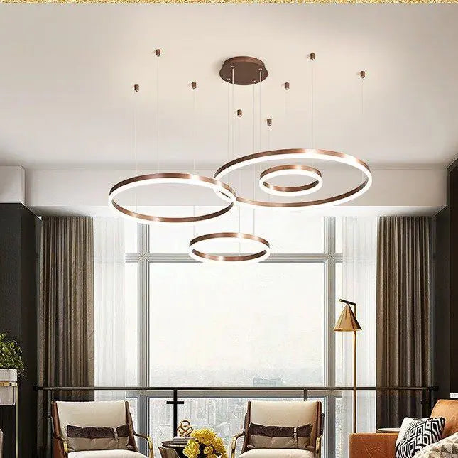 Modern Minimalist Chandelier - Creative Round Light