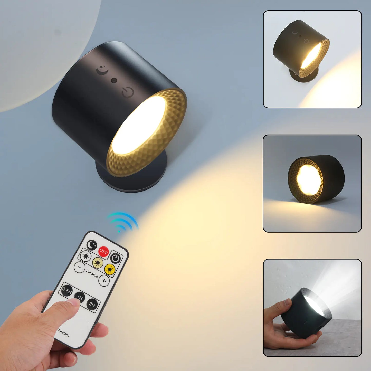 2023 Smart Magnetic Wall Light with USB Rechargeable