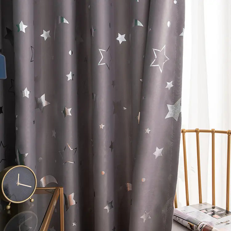 2021 Star and Moon Blackout Curtains for Home Decor
