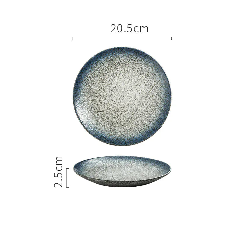Japanese Ceramic Creative Steak Plate for Household Use