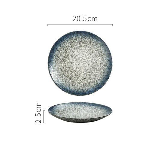 Japanese Ceramic Creative Steak Plate for Household Use