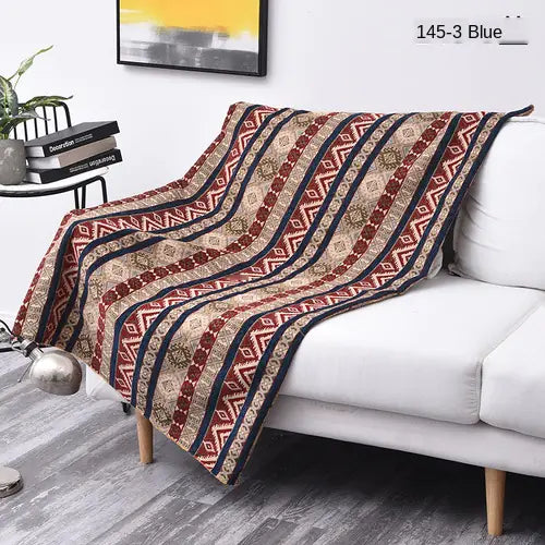 Thick Chenille Fabric DIY Tablecloth for Bohemian Sofa