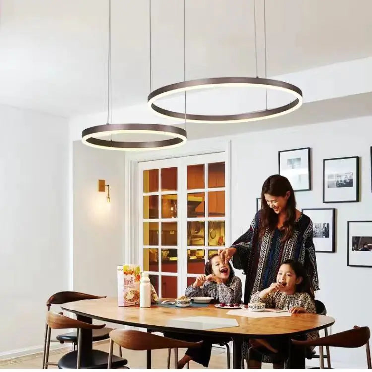 Modern Minimalist Chandelier - Creative Round Light
