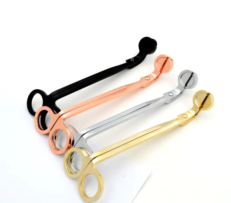 Gold Stainless Steel Candle Snuffer and Wick Trimmer