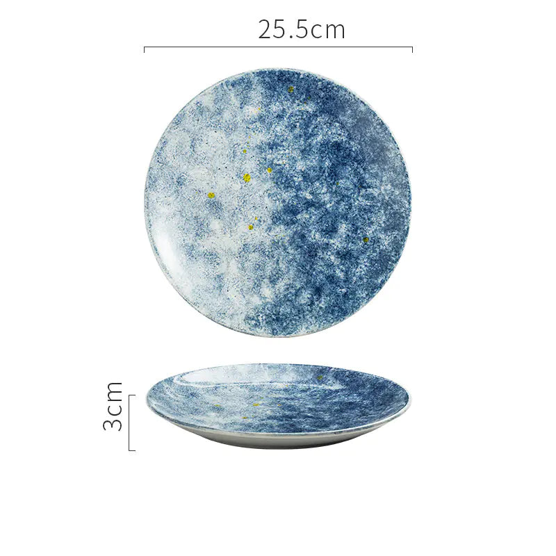 Japanese Ceramic Creative Steak Plate for Household Use