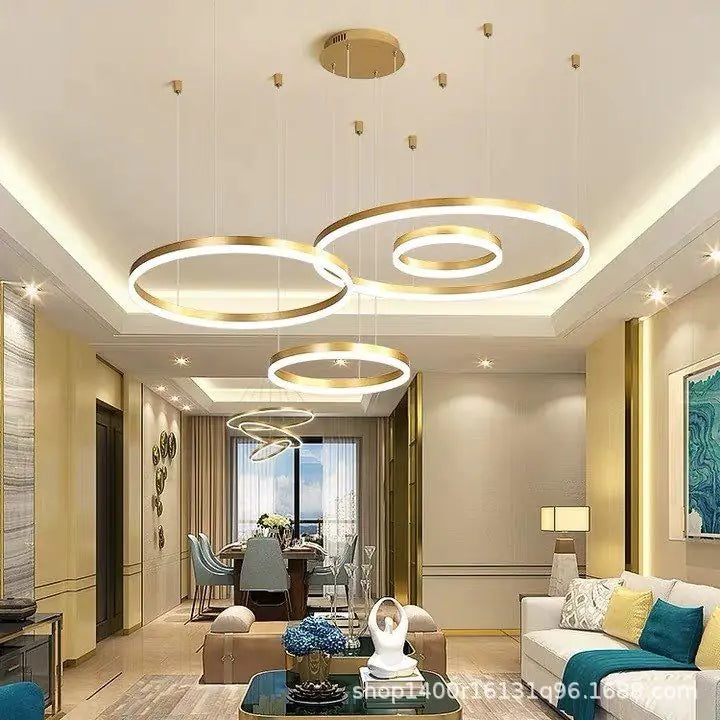 Modern Minimalist Chandelier - Creative Round Light